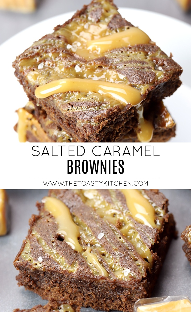 Salted Caramel Brownies by The Toasty Kitchen