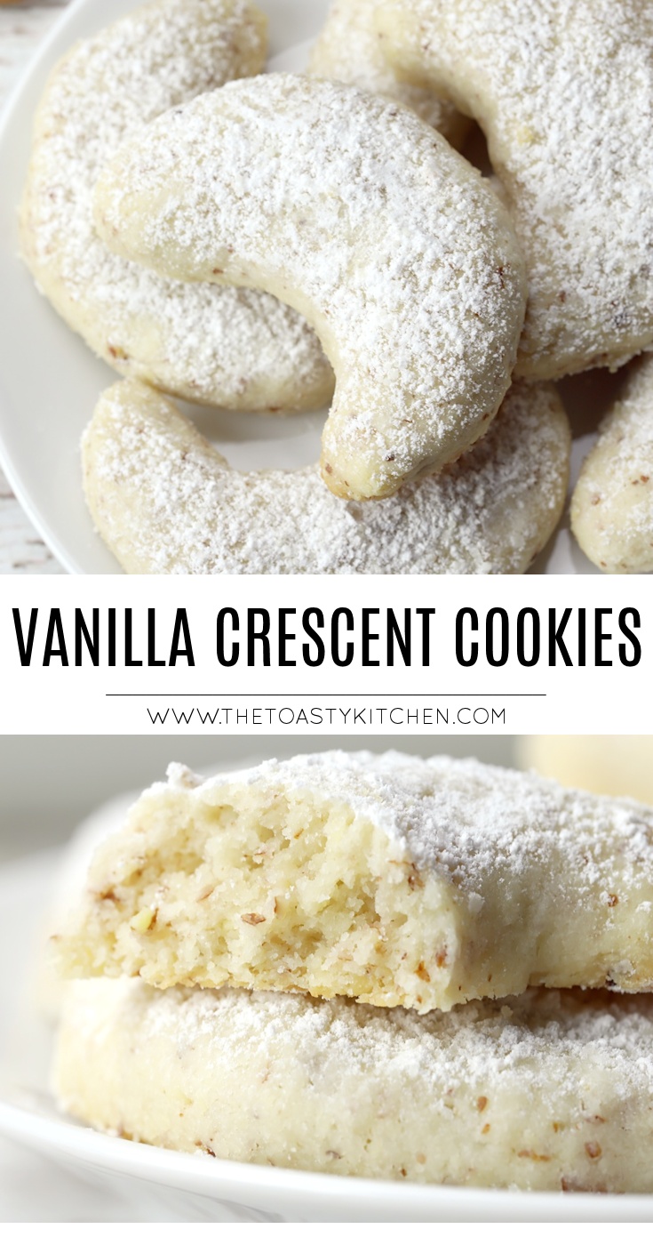 Vanillekipferl - Vanilla Crescent Cookies by The Toasty Kitchen