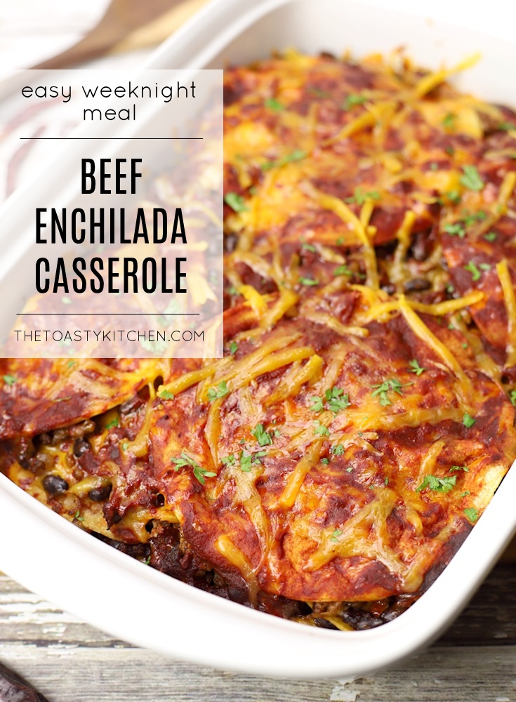 Beef Enchilada Casserole by The Toasty Kitchen