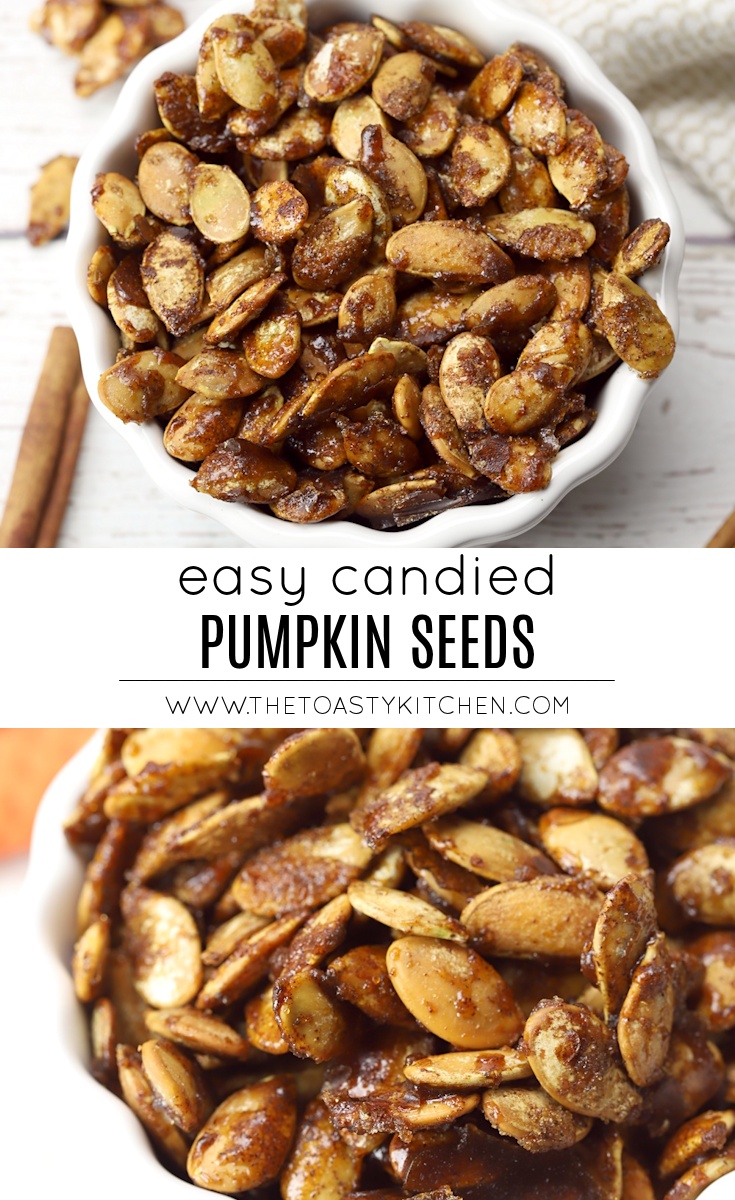 Candied Pumpkin Seeds by The Toasty Kitchen