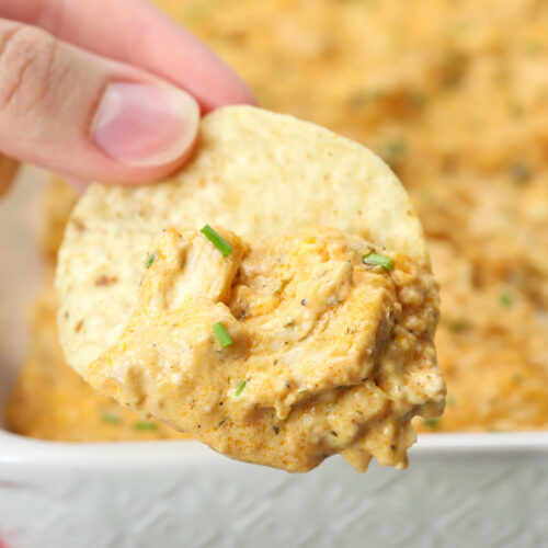 Crock Pot Buffalo Chicken Dip - The Toasty Kitchen