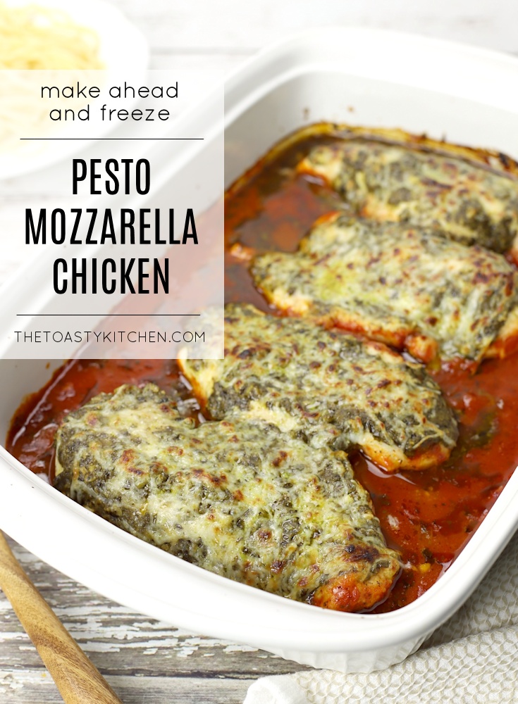 Pesto Mozzarella Chicken by The Toasty Kitchen