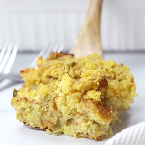 Southern Cornbread Dressing - SmartyPantsKitchen