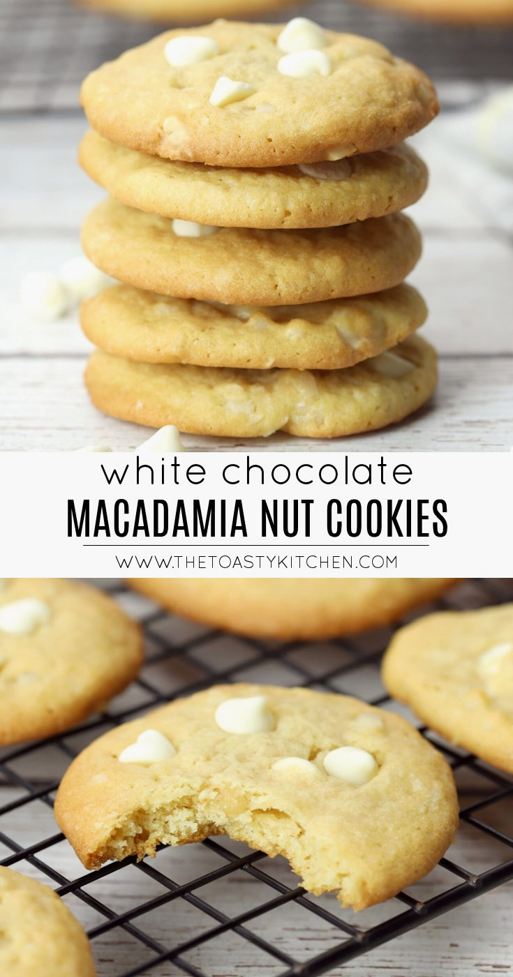 White Chocolate Macadamia Nut Cookies by The Toasty Kitchen