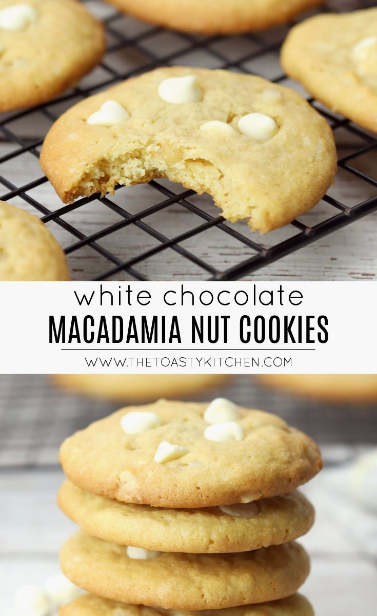White Chocolate Macadamia Nut Cookies by The Toasty Kitchen