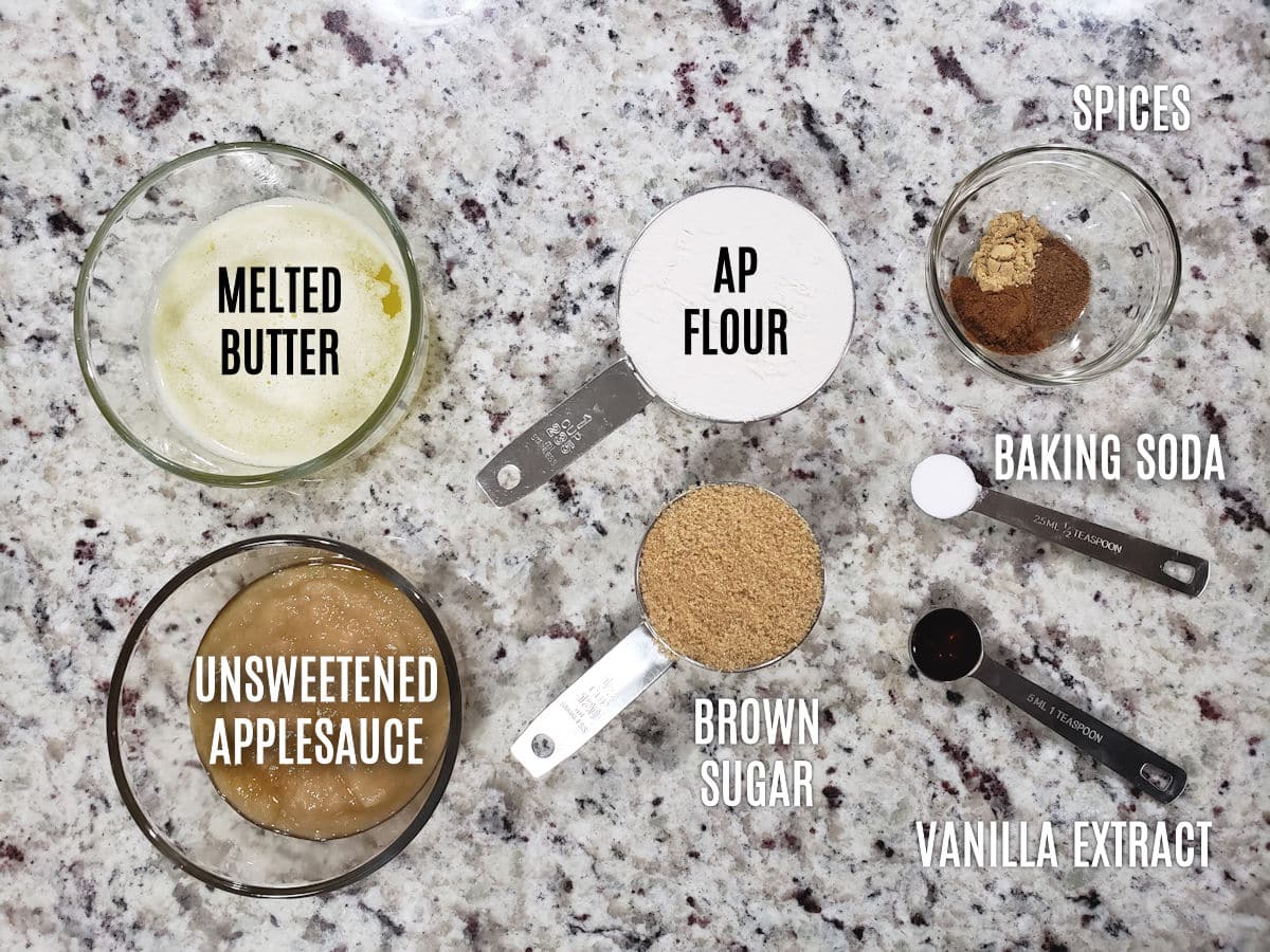 Ingredients on a counter top.