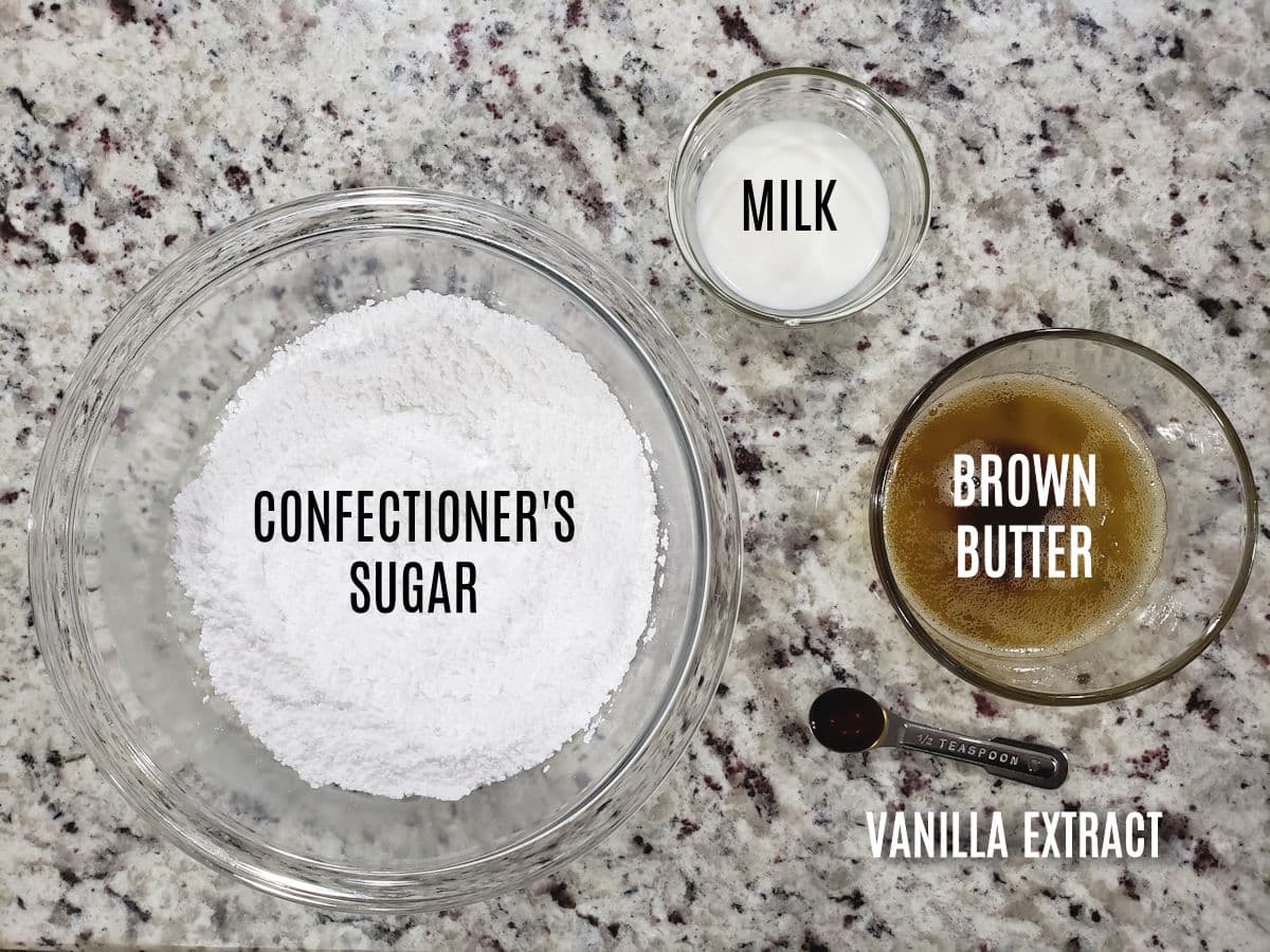 Ingredients on a counter top.