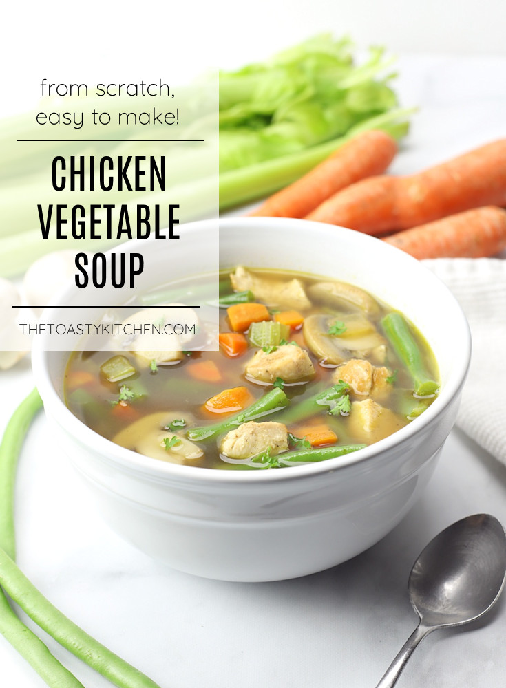Chicken vegetable soup recipe.