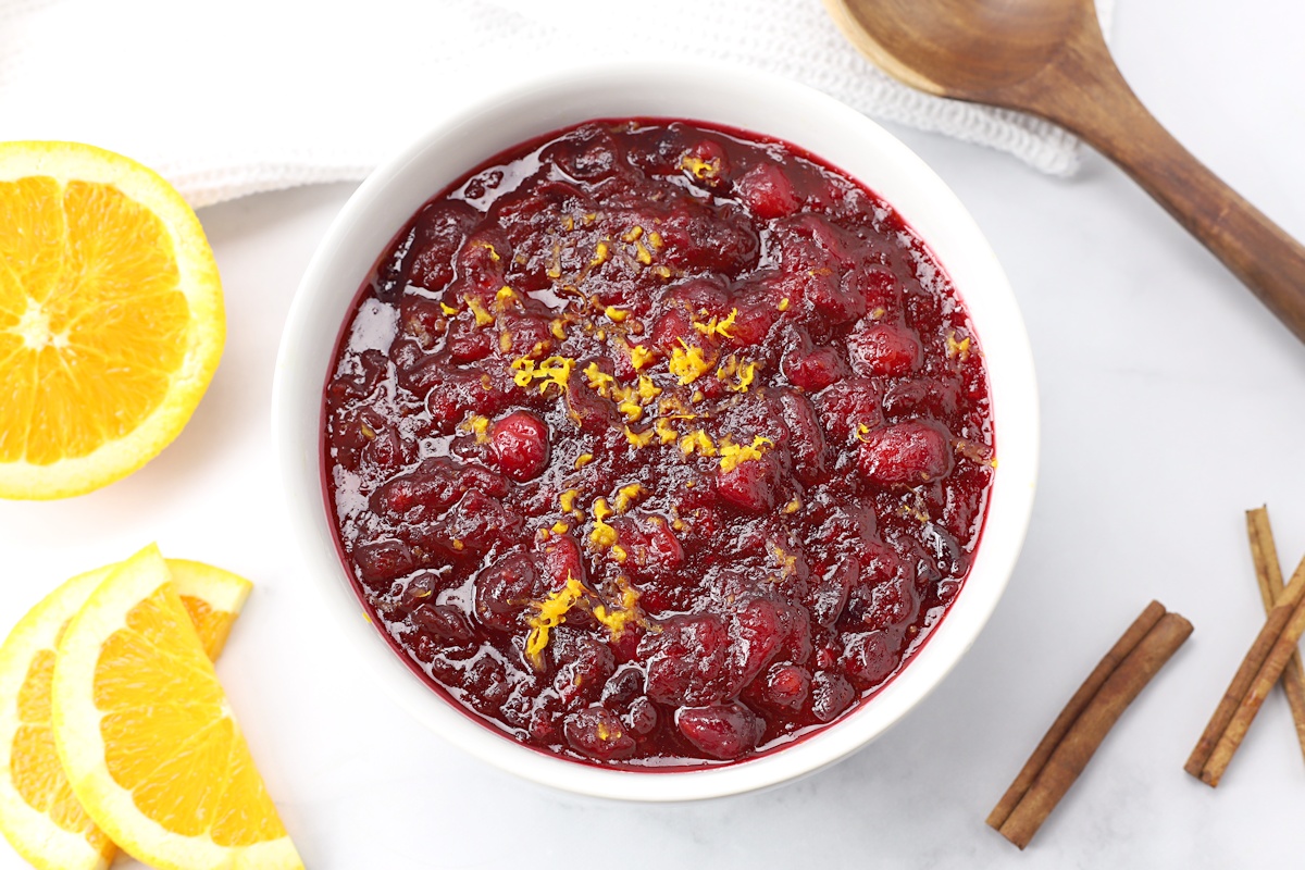 Cranberry Sauce With Orange Zest