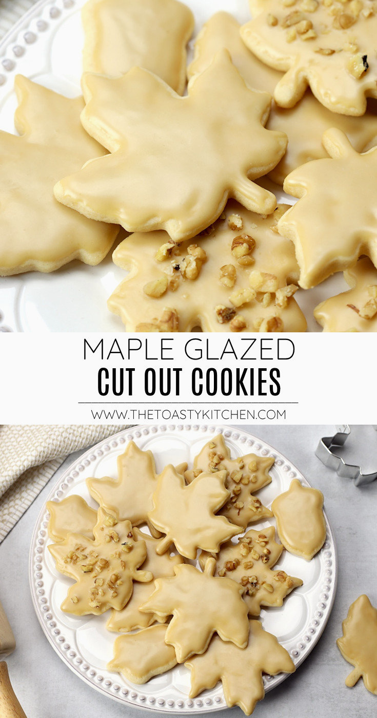 Maple glazed cut out cookies recipe.