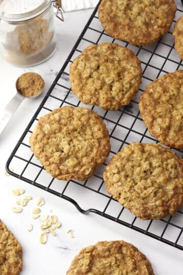 Chai Spiced Oatmeal Cookies - The Toasty Kitchen