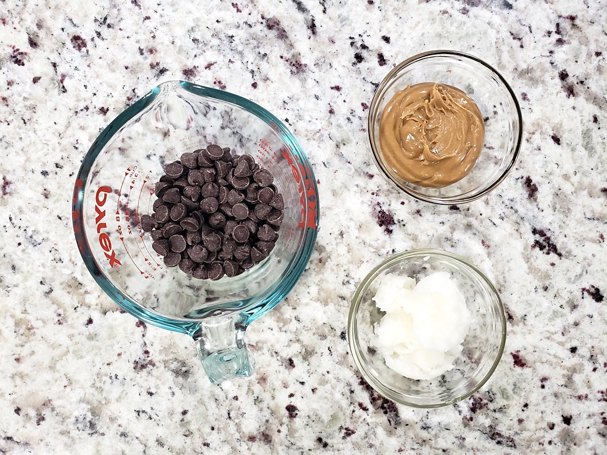 Ingredients in a counter top.