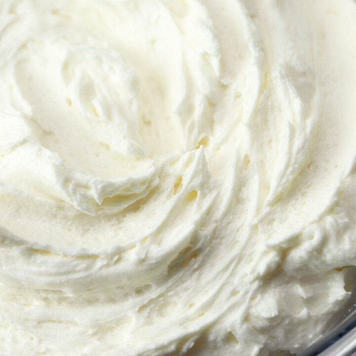 Whipped buttercream frosting recipe.