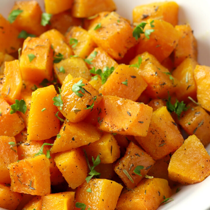 Roasted Butternut Squash with Brown Sugar - The Toasty Kitchen