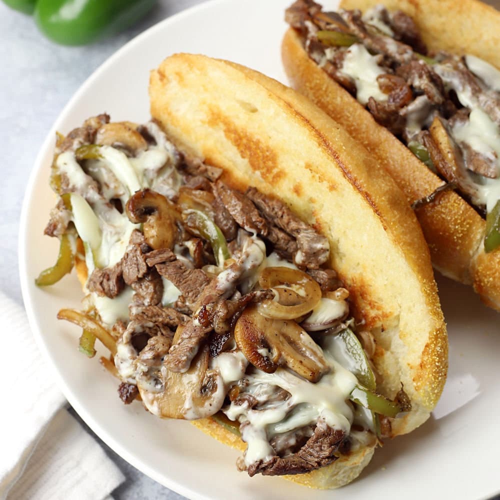 Philly Cheese Steak Food Wishes : Smothered Philly Cheese Cubed Steak ...