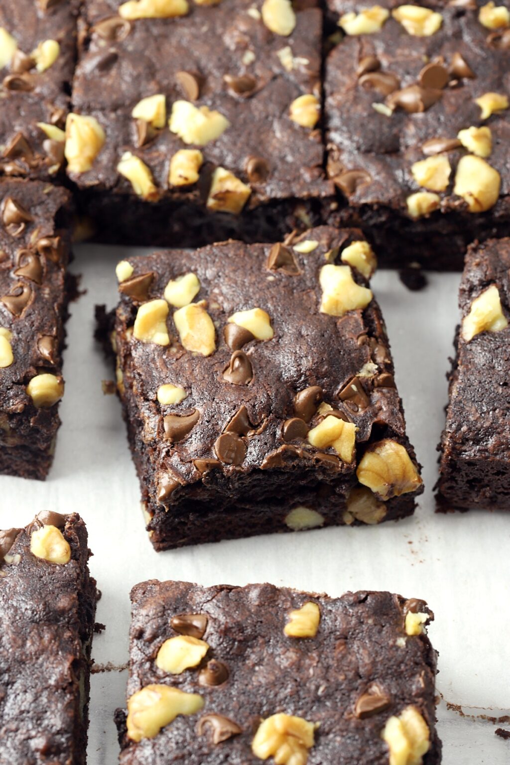 Dark Chocolate Walnut Brownies - The Toasty Kitchen