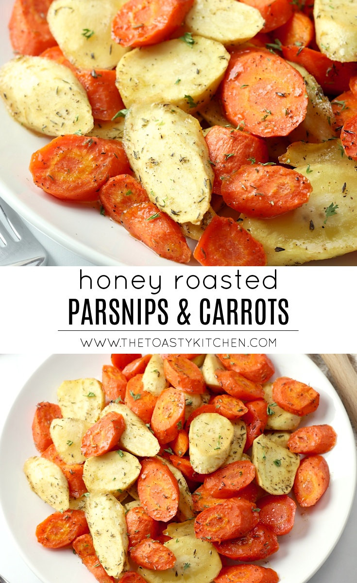 Honey Roasted Parsnips and Carrots by The Toasty Kitchen