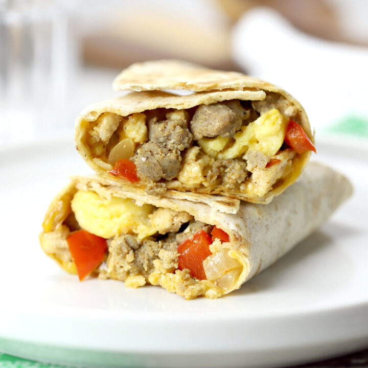 Breakfast Burritos with Potatoes - The Toasty Kitchen