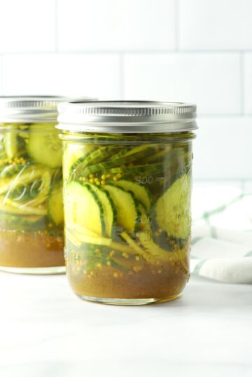 Refrigerator Bread and Butter Pickles - The Toasty Kitchen