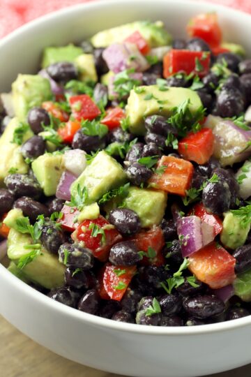 Avocado Black Bean Salad - The Toasty Kitchen