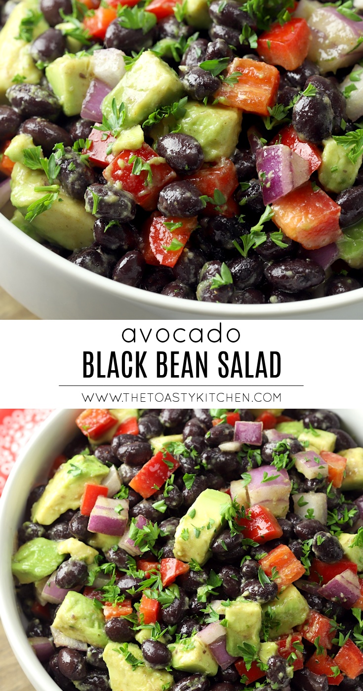 Avocado Black Bean Salad by The Toasty Kitchen