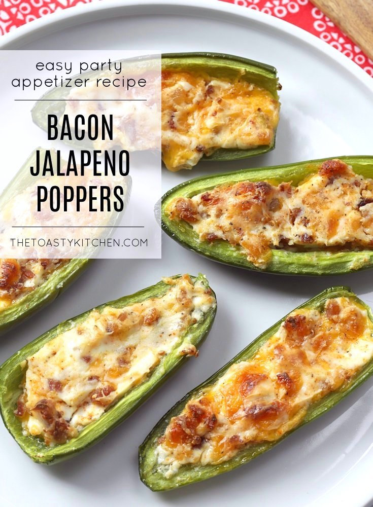 Bacon Jalapeño Poppers by The Toasty Kitchen