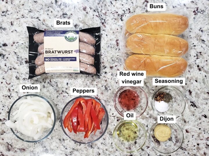 Oven Roasted Brats with Onions and Peppers The Toasty Kitchen