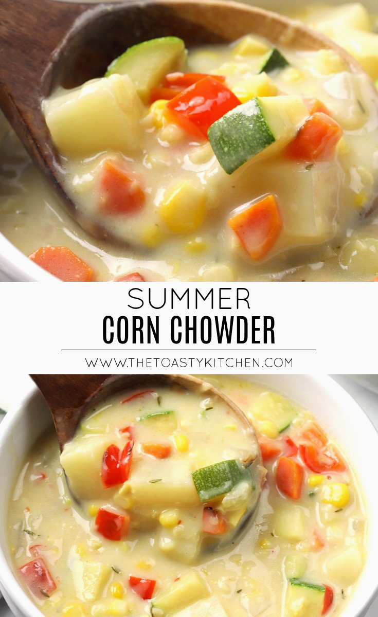Summer corn chowder recipe.