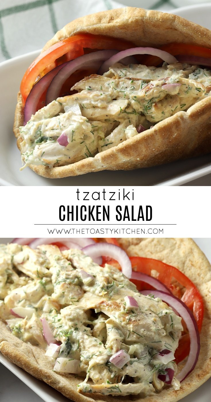 Tzatziki Chicken Salad by The Toasty Kitchen