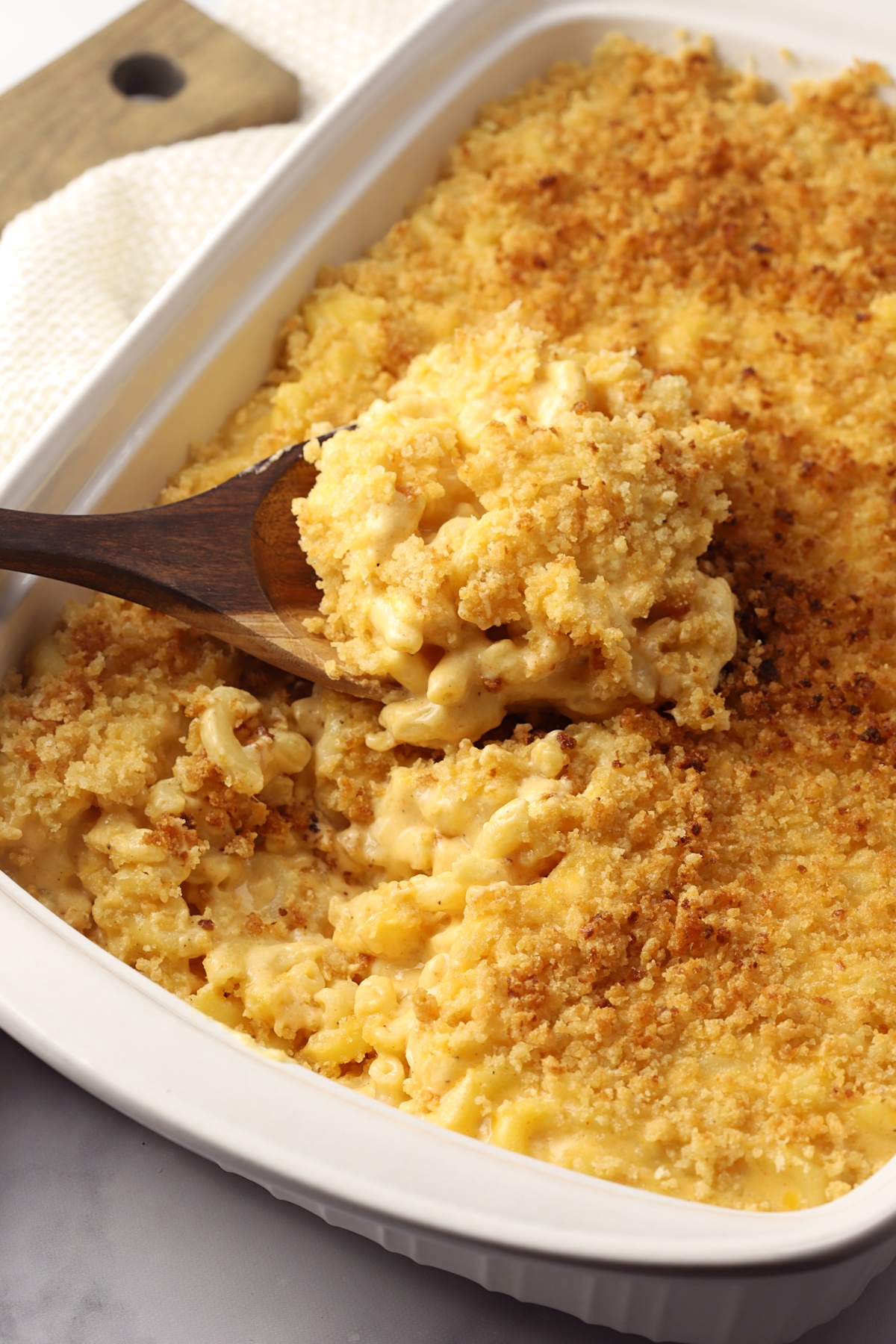 Creamy Baked Mac n Cheese by The Toasty Kitchen