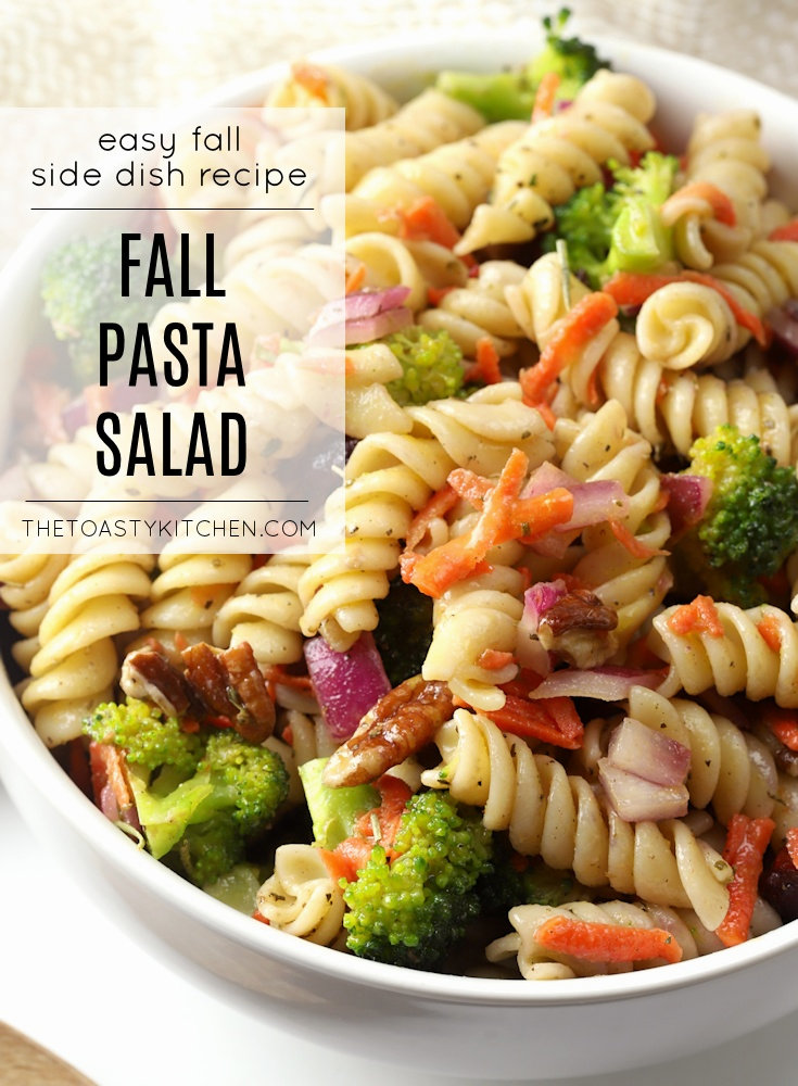Fall Pasta Salad by The Toasty Kitchen