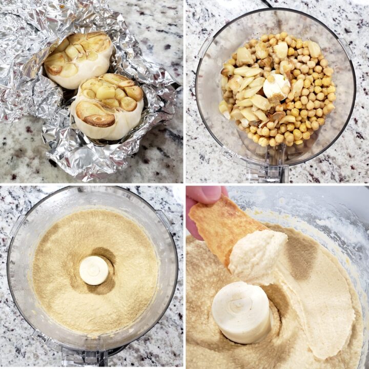 Roasted Garlic Hummus - The Toasty Kitchen