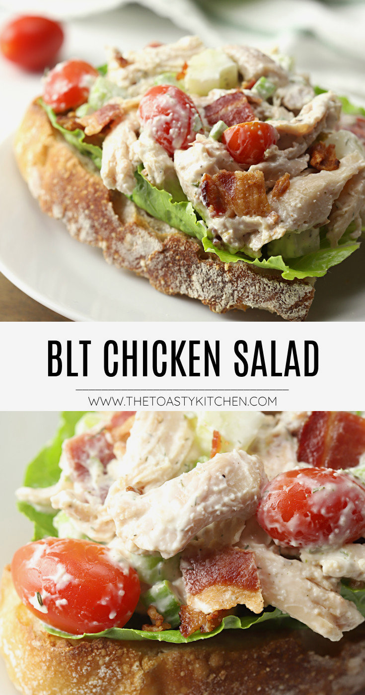 BLT chicken salad recipe.