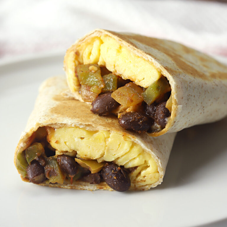 Easy Egg Breakfast Burrito - The Toasty Kitchen