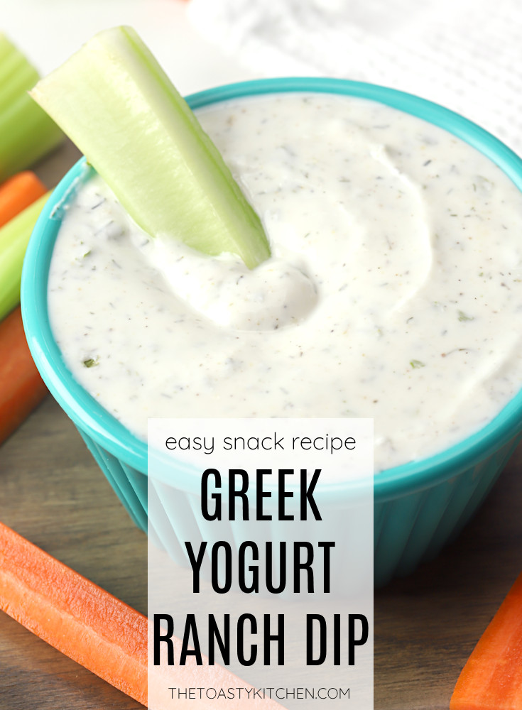 Greek yogurt ranch dip recipe.