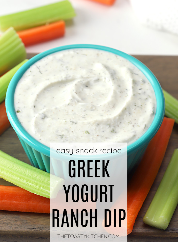 Greek yogurt ranch dip recipe.