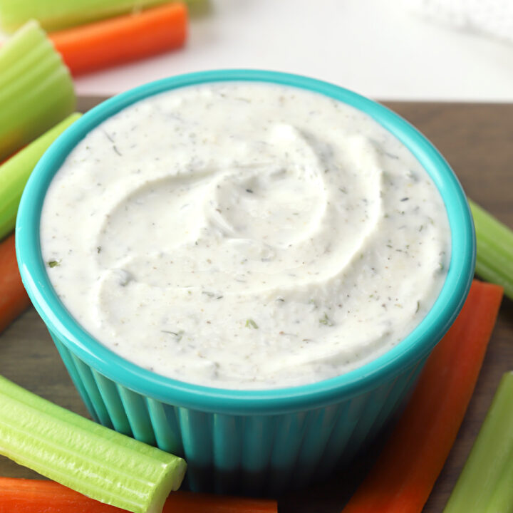 Greek Yogurt Ranch Dip - The Toasty Kitchen