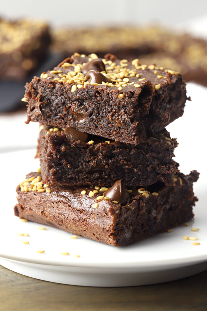 Tahini Brownies - The Toasty Kitchen