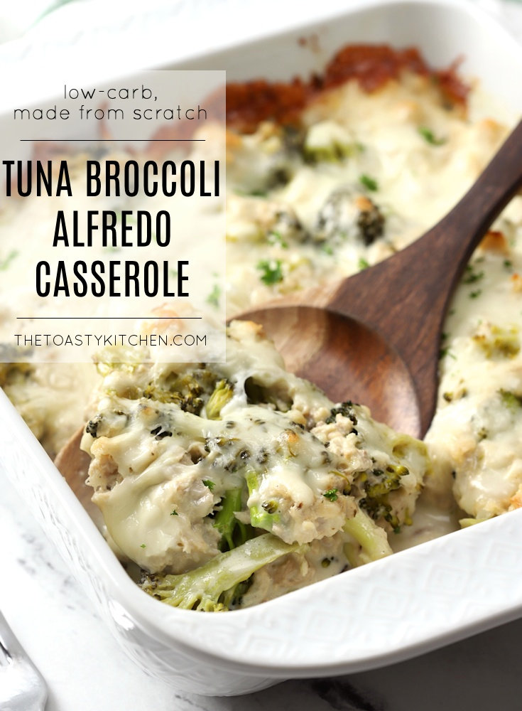 Tuna broccoli alfredo casserole recipe.