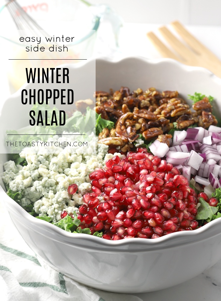 Winter Chopped Salad by The Toasty Kitchen