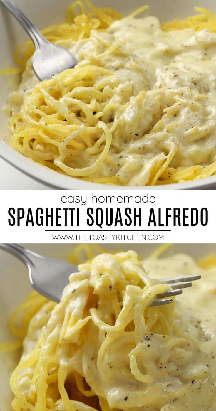 Spaghetti squash alfredo recipe.