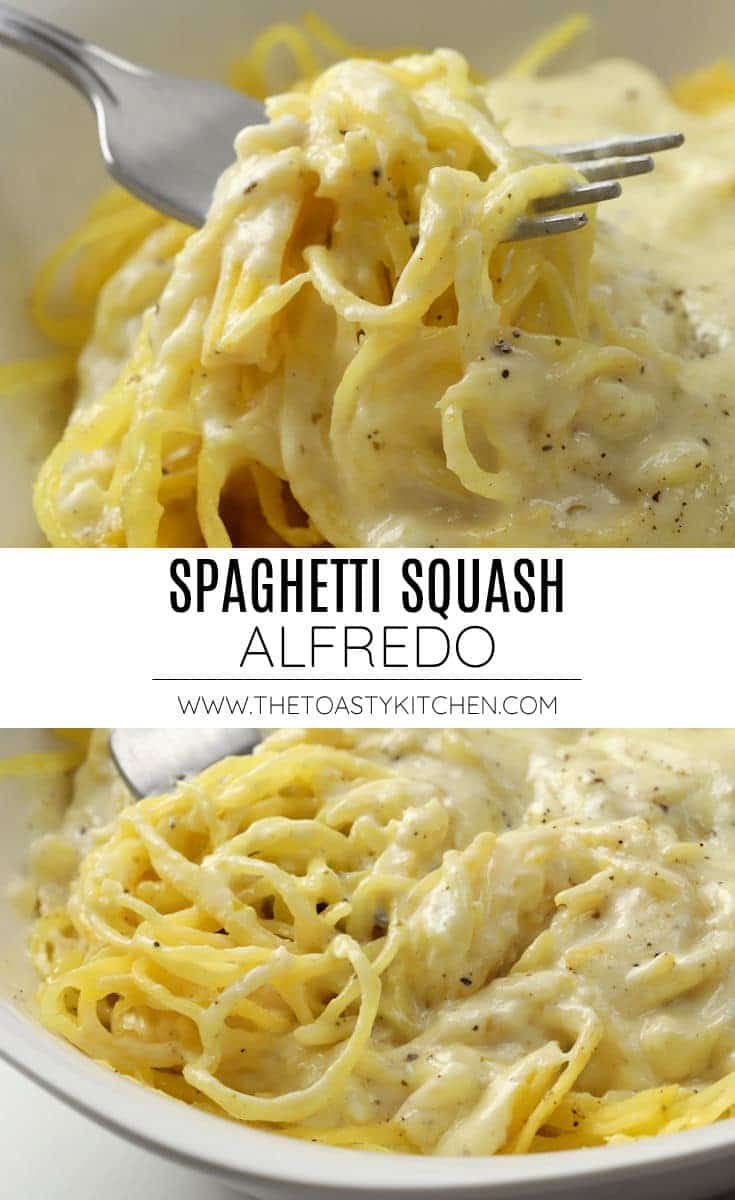 Spaghetti squash alfredo recipe.