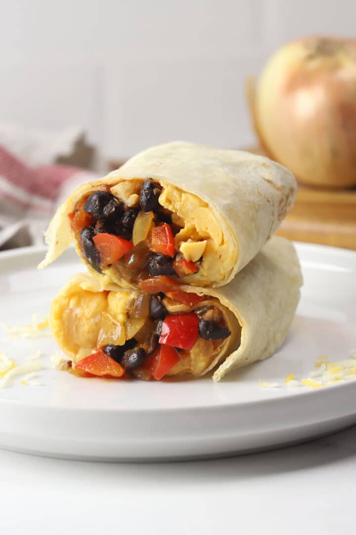 Black Bean Breakfast Burritos The Toasty Kitchen