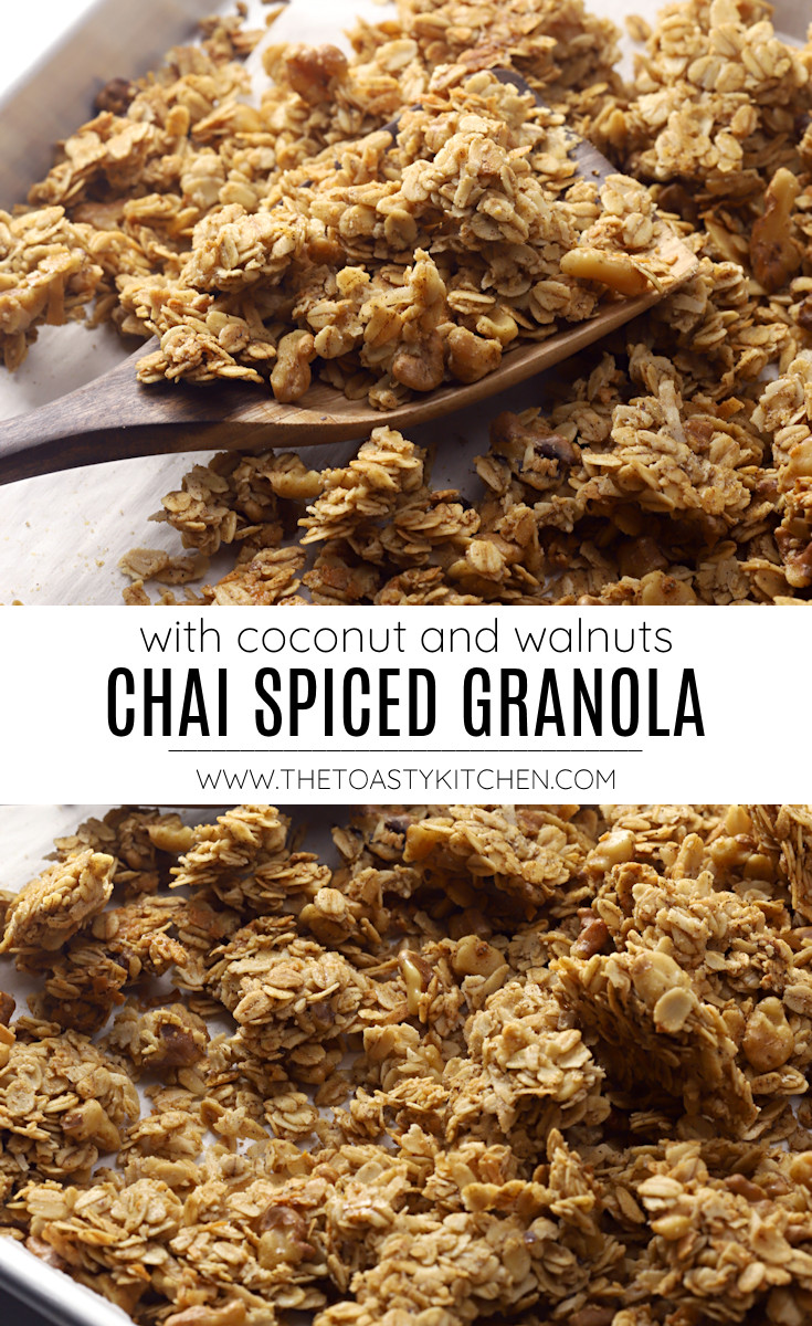 Chai spiced granola recipe.
