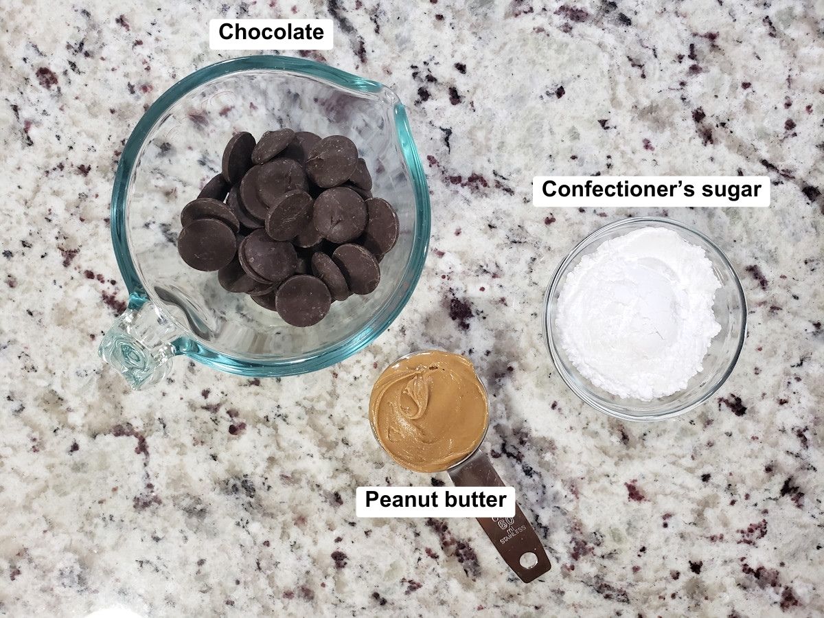 Ingredients on a counter top.