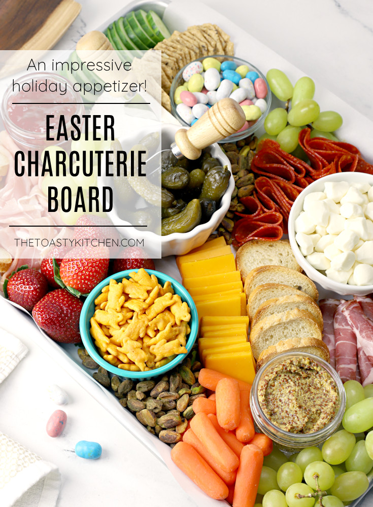 Easter charcuterie board recipe.