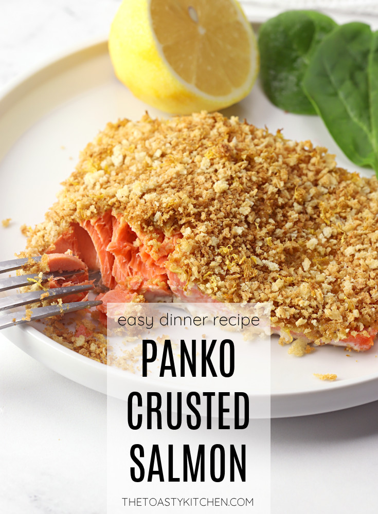 Easy panko crusted salmon recipe.