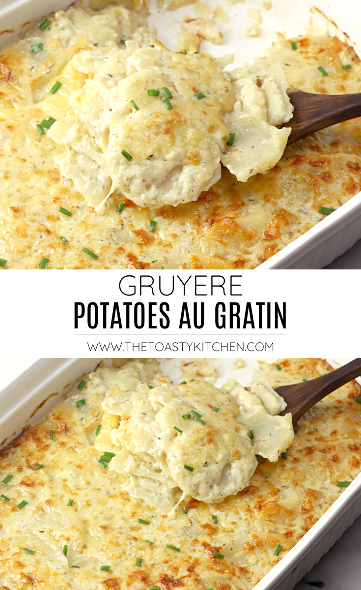 Gruyere potatoes au gratin recipe.