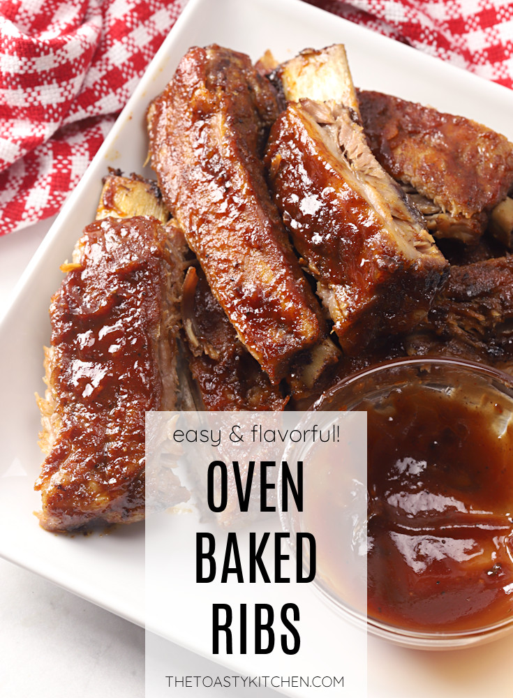 Oven baked ribs recipe.