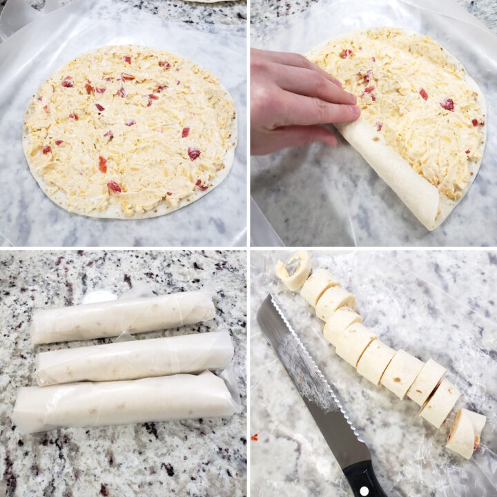 Pimento Cheese Pinwheel Sandwiches - The Toasty Kitchen